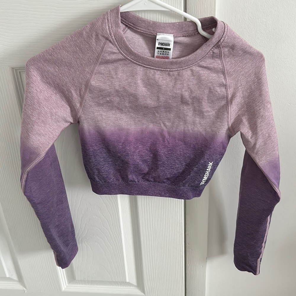 Ombré gymshark long sleeve top
